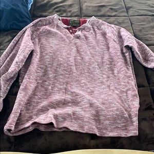 Lucky Brand red Henley